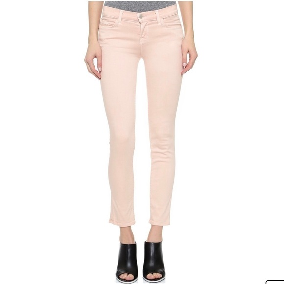 J Brand for Theory Pink Powder Skinny Leg Jeans - Picture 2 of 12